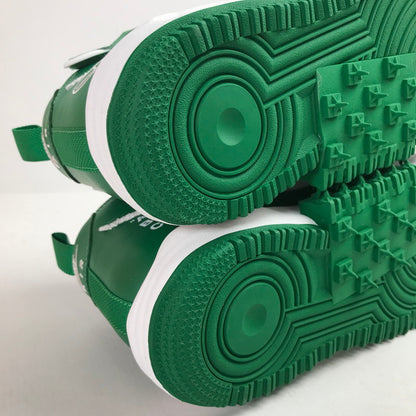 【中古美品】【メンズ】 NIKE × OFF-WHITE ナイキ オフホワイト DR0500-300 AIR FORCE 1 MID SP LTHR "PINE GREEN" エアフォース1 ミッド スニーカー 靴 シューズ 160-260628-mh-06-fuz サイズ：28.5cm カラー：パイングリーン 万代Net店