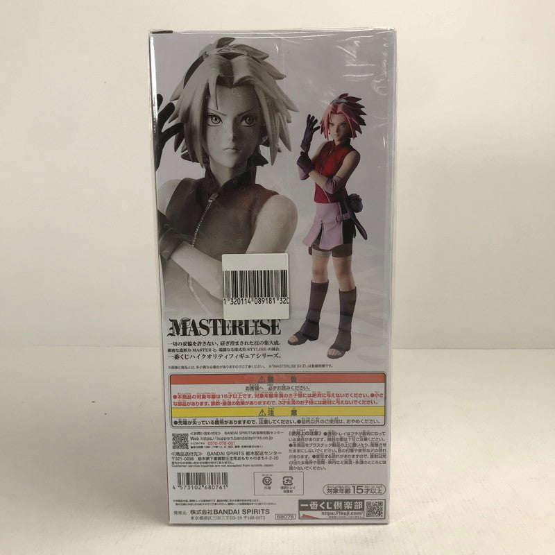 【中古品】 開封品 一番くじ NARUTO-ナルト- 疾風伝 風影奪還編 B賞 春野サクラ MASTERLISE フィギュア 051-260628-mh-20-fuzh 万代Net店