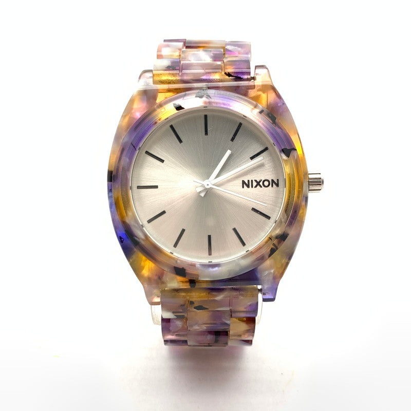 【中古品】【メンズ】 NIXON ニクソン クォーツ腕時計 A327-1116 タイムテラーアセテートウォーターカラー 198-260627-gm-32-fuz カラー：マルチカラー 万代Net店