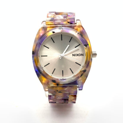 【中古品】【メンズ】 NIXON ニクソン クォーツ腕時計 A327-1116 タイムテラーアセテートウォーターカラー 198-260627-gm-32-fuz カラー：マルチカラー 万代Net店