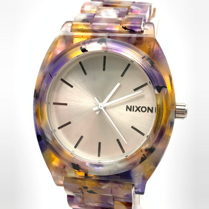 【中古品】【メンズ】 NIXON ニクソン クォーツ腕時計 A327-1116 タイムテラーアセテートウォーターカラー 198-260627-gm-32-fuz カラー：マルチカラー 万代Net店