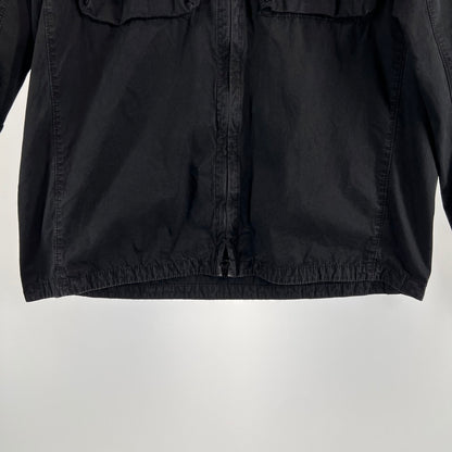 【中古品】【メンズ】 STONE ISLAND ストーンアイランド 7615114WN OLD TREATMENT COTTON JACKET コットンジャケット 141-260702-ny-20-fuzh サイズ：L カラー：ブラック 万代Net店