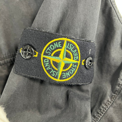 【中古品】【メンズ】 STONE ISLAND ストーンアイランド 7615114WN OLD TREATMENT COTTON JACKET コットンジャケット 141-260702-ny-20-fuzh サイズ：L カラー：ブラック 万代Net店