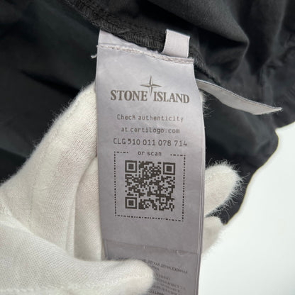 【中古品】【メンズ】 STONE ISLAND ストーンアイランド 7615114WN OLD TREATMENT COTTON JACKET コットンジャケット 141-260702-ny-20-fuzh サイズ：L カラー：ブラック 万代Net店