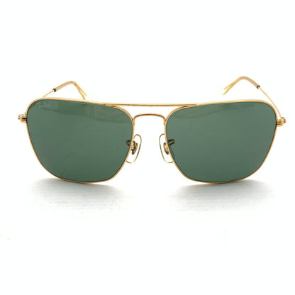 【中古品】【メンズ】 RAYBAN B＆L製 CARAVAN レイバン ボシュロム期 ヴィンテージ キャラバン サングラス メガネ アイウェア ブランド 203-260628-gm-24-fuz サイズ：58-16 カラー：ゴールド 万代Net店