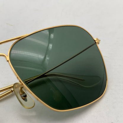 【中古品】【メンズ】 RAYBAN B＆L製 CARAVAN レイバン ボシュロム期 ヴィンテージ キャラバン サングラス メガネ アイウェア ブランド 203-260628-gm-24-fuz サイズ：58-16 カラー：ゴールド 万代Net店
