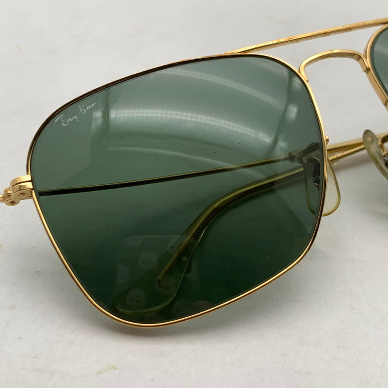 【中古品】【メンズ】 RAYBAN B＆L製 CARAVAN レイバン ボシュロム期 ヴィンテージ キャラバン サングラス メガネ アイウェア ブランド 203-260628-gm-24-fuz サイズ：58-16 カラー：ゴールド 万代Net店