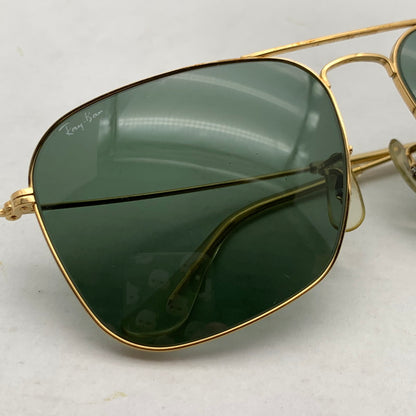 【中古品】【メンズ】 RAYBAN B＆L製 CARAVAN レイバン ボシュロム期 ヴィンテージ キャラバン サングラス メガネ アイウェア ブランド 203-260628-gm-24-fuz サイズ：58-16 カラー：ゴールド 万代Net店