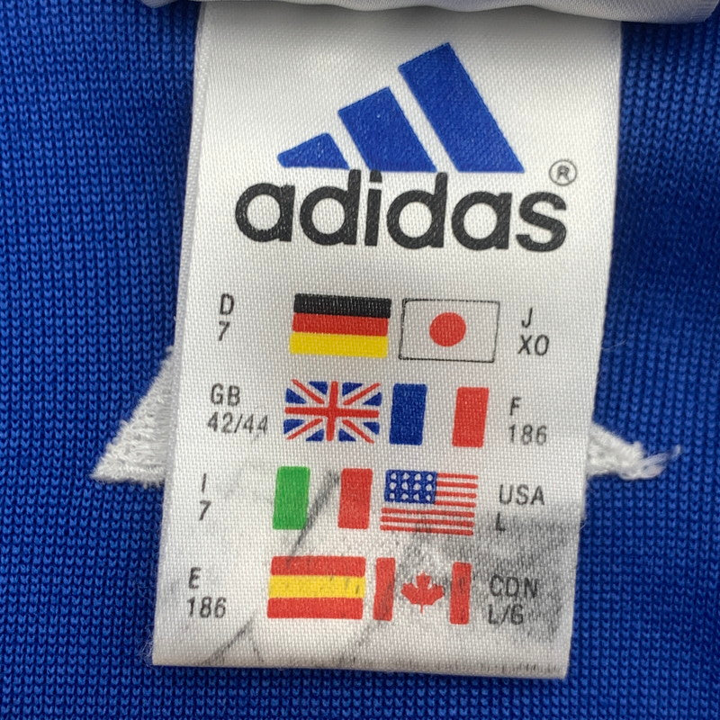 【中古品】【メンズ】 90s ADIDAS アディダス トラックジャケット 90年代 ヴィンテージ アウター ブルゾン ブランド 古着 145-260725-gm-15-fuzh サイズ：XO カラー：ブルー ブラック 万代Net店