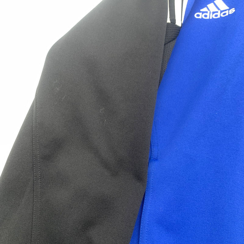 【中古品】【メンズ】 90s ADIDAS アディダス トラックジャケット 90年代 ヴィンテージ アウター ブルゾン ブランド 古着 145-260725-gm-15-fuzh サイズ：XO カラー：ブルー ブラック 万代Net店