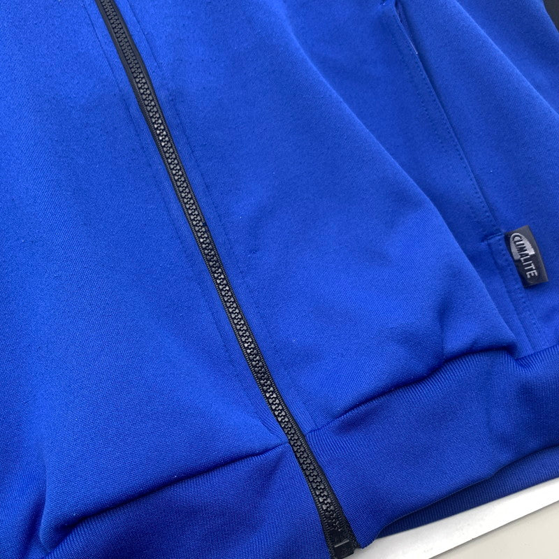 【中古品】【メンズ】 90s ADIDAS アディダス トラックジャケット 90年代 ヴィンテージ アウター ブルゾン ブランド 古着 145-260725-gm-15-fuzh サイズ：XO カラー：ブルー ブラック 万代Net店
