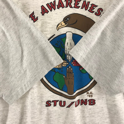 【中古品】【メンズ】 BULLETIN SS TEE ブレティンライトグレー SIZE:XL 90年代 STU-UNB 145-260715-ky-08-fuzh 万代Net店