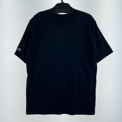 【中古品】【メンズ】 CHAMPION チャンピオン 半袖Tシャツ Tシャツ ブラック SIZE:XL ポケ付 NEWYORK ATHLETICS 148-260919-io-17-fuzh 万代Net店