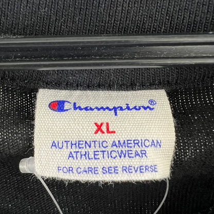 【中古品】【メンズ】 CHAMPION チャンピオン 半袖Tシャツ Tシャツ ブラック SIZE:XL ポケ付 NEWYORK ATHLETICS 148-260919-io-17-fuzh 万代Net店