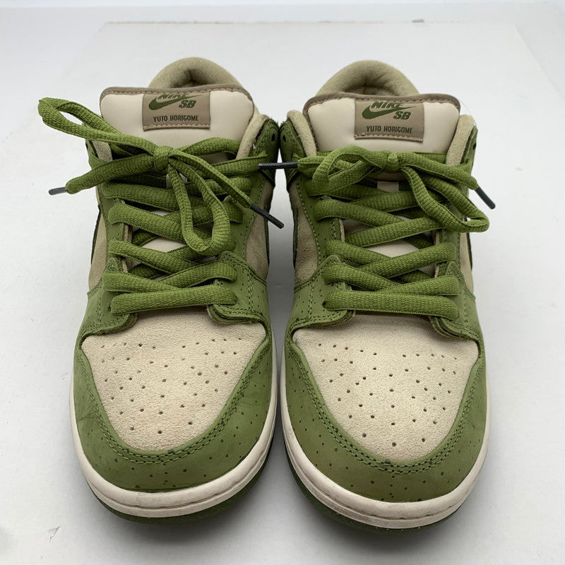 【中古品】【メンズ】 NIKE SB HF8022-300 堀米 雄斗×DUNK LOW "MATCHA" 堀米雄斗 (ホリゴメユウト) × ナイキ SB ダンク ロー "抹茶" スニーカー 160-260628-gm-22-fuz サイズ：28cm カラー：グリーン 万代Net店