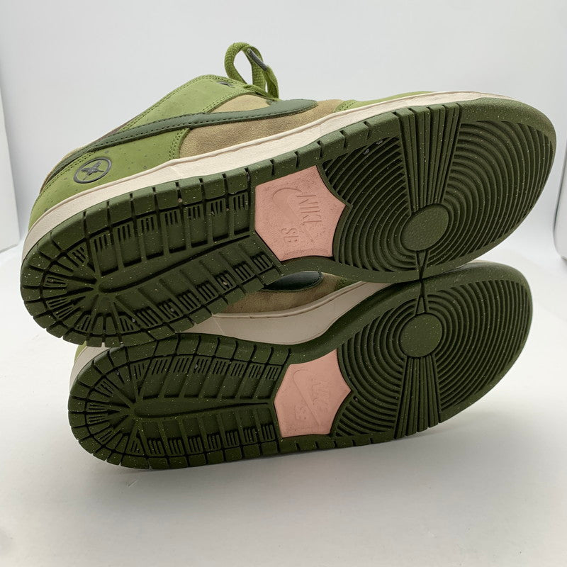 【中古品】【メンズ】 NIKE SB HF8022-300 堀米 雄斗×DUNK LOW "MATCHA" 堀米雄斗 (ホリゴメユウト) × ナイキ SB ダンク ロー "抹茶" スニーカー 160-260628-gm-22-fuz サイズ：28cm カラー：グリーン 万代Net店