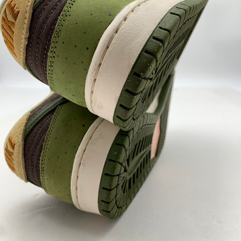【中古品】【メンズ】 NIKE SB HF8022-300 堀米 雄斗×DUNK LOW "MATCHA" 堀米雄斗 (ホリゴメユウト) × ナイキ SB ダンク ロー "抹茶" スニーカー 160-260628-gm-22-fuz サイズ：28cm カラー：グリーン 万代Net店