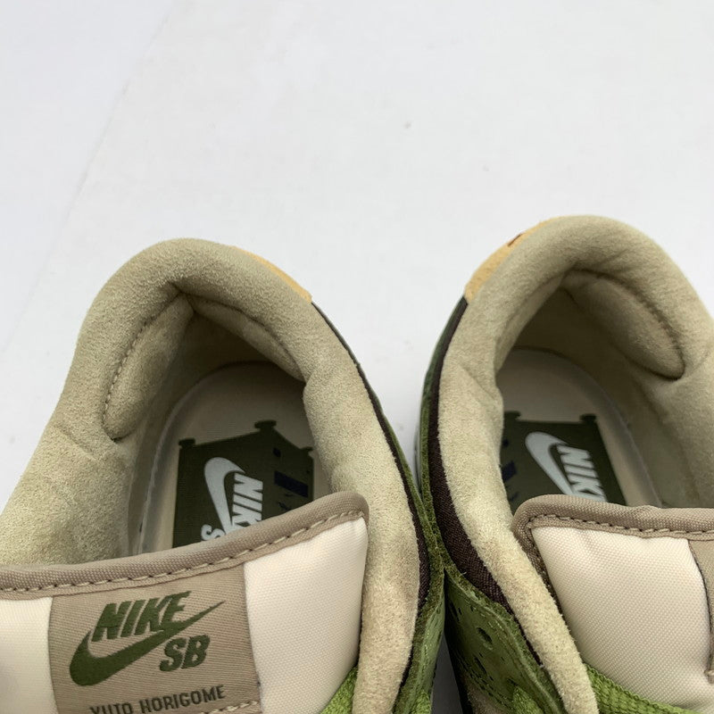 【中古品】【メンズ】 NIKE SB HF8022-300 堀米 雄斗×DUNK LOW "MATCHA" 堀米雄斗 (ホリゴメユウト) × ナイキ SB ダンク ロー "抹茶" スニーカー 160-260628-gm-22-fuz サイズ：28cm カラー：グリーン 万代Net店