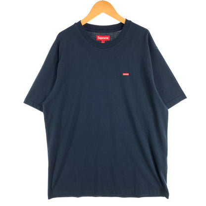 【中古品】【メンズ】 SUPREME SMALL BOX LOGO SS TEE シュプリーム スモールボックスロゴ 半袖Tシャツ カットソー ブランド 古着 149-260628-gm-25-fuz サイズ：M カラー：ネイビー 万代Net店