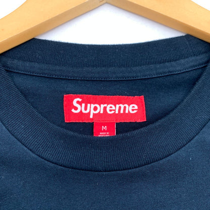 【中古品】【メンズ】 SUPREME SMALL BOX LOGO SS TEE シュプリーム スモールボックスロゴ 半袖Tシャツ カットソー ブランド 古着 149-260628-gm-25-fuz サイズ：M カラー：ネイビー 万代Net店