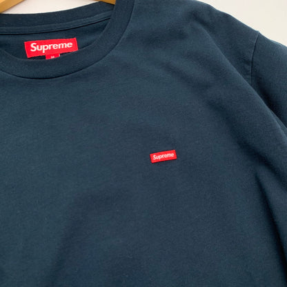 【中古品】【メンズ】 SUPREME SMALL BOX LOGO SS TEE シュプリーム スモールボックスロゴ 半袖Tシャツ カットソー ブランド 古着 149-260628-gm-25-fuz サイズ：M カラー：ネイビー 万代Net店
