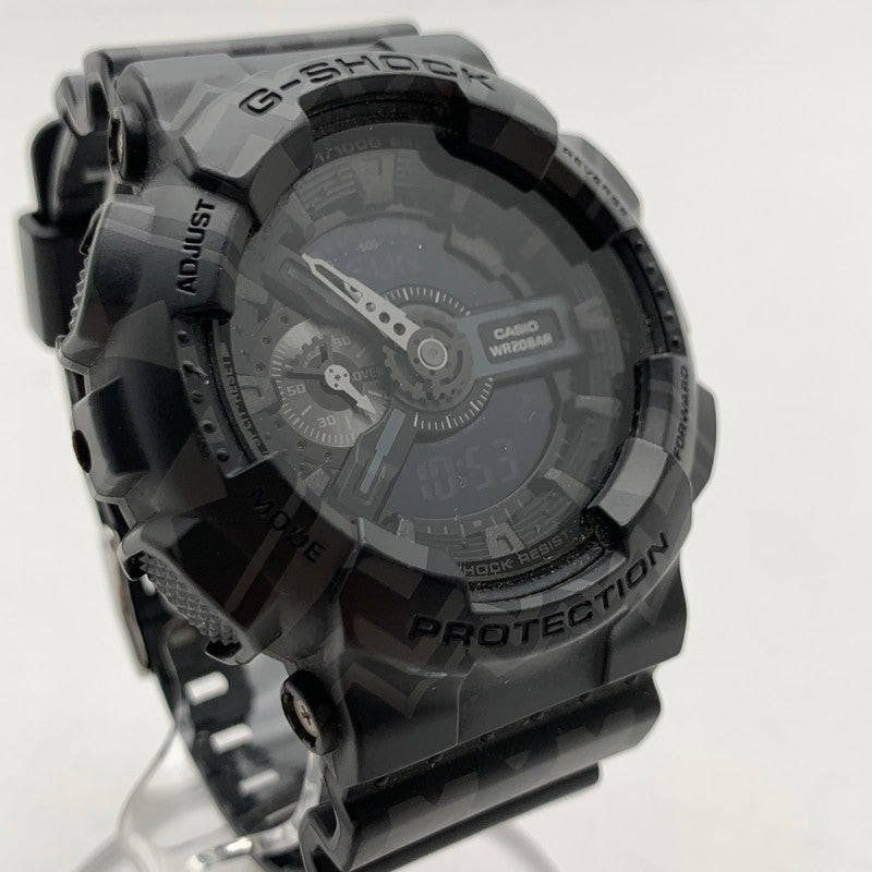 【中古品】【メンズ】 G-SHOCK GA-110TP-7AJF ジーショック トライバルパターンシリーズ アナログデジタル 腕時計 196-260628-gm-23-fuz カラー：ブラック 万代Net店