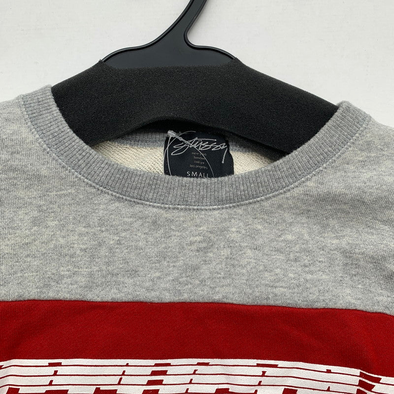 【中古品】【レディース】 STUSSY ステューシー スウェット グレー SIZE:S　※使用感有 170-260702-io-16-fuzh 万代Net店