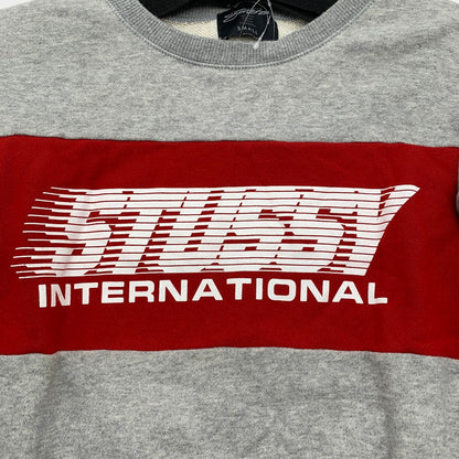 【中古品】【レディース】 STUSSY ステューシー スウェット グレー SIZE:S　※使用感有 170-260702-io-16-fuzh 万代Net店