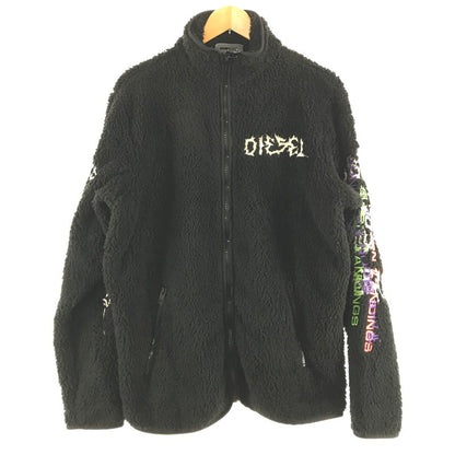 【中古品】【メンズ】 DIESEL ディーゼル CN000104 フリースジャケット BLACK SIZE:M ※目潰れ.使用感有 141-260701-io-07-fuzh 万代Net店