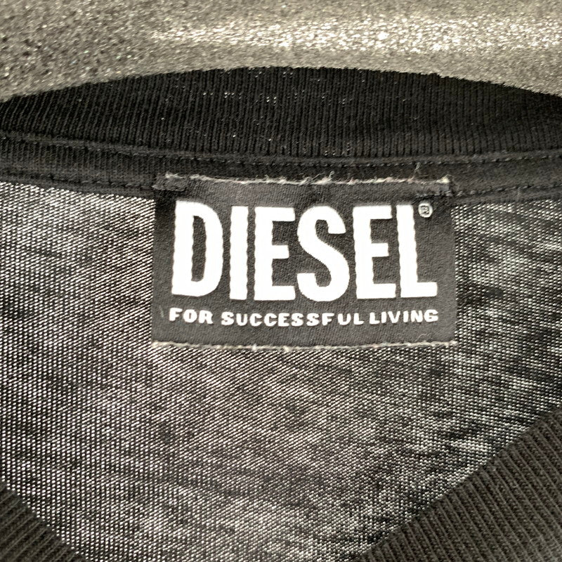 【中古品】【メンズ】 DIESEL ディーゼル 長袖Tシャツ BLACK SIZE:L HK000238 141-260818-io-15-fuzh カラー：ブラック 万代Net店