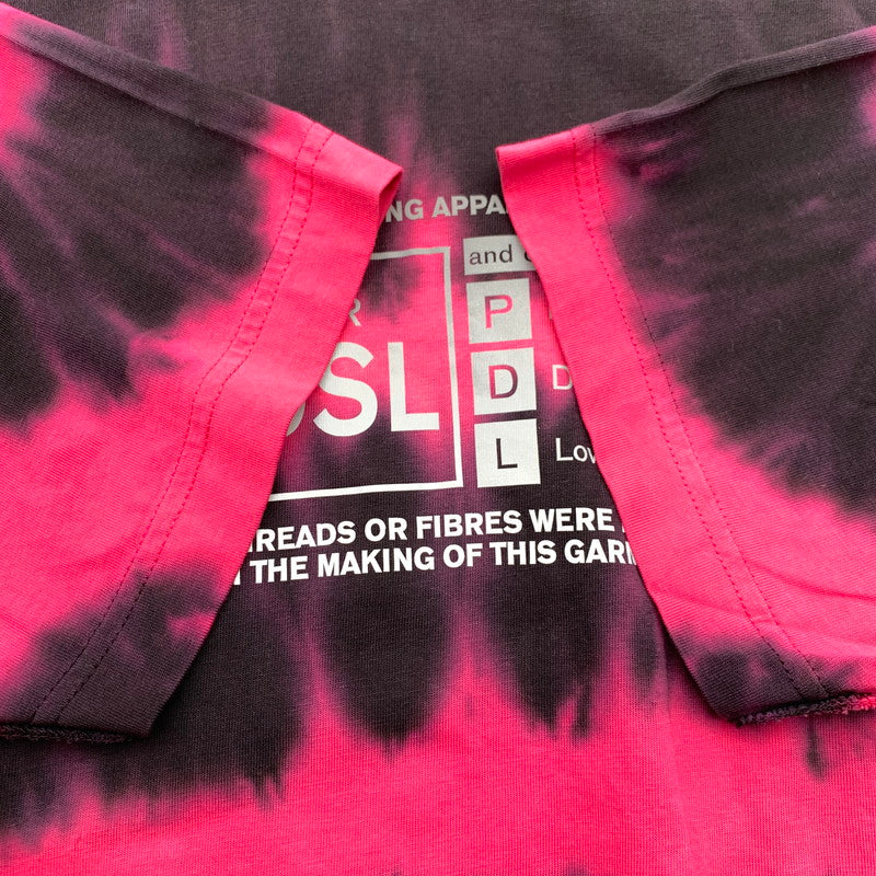 【中古品】【メンズ】 DIESEL ディーゼル 半袖Tシャツ BLACK.PINK.タイダイ SIZE:M IN000104 ※一部白い糸混入 141-260818-io-02-fuzh 万代Net店