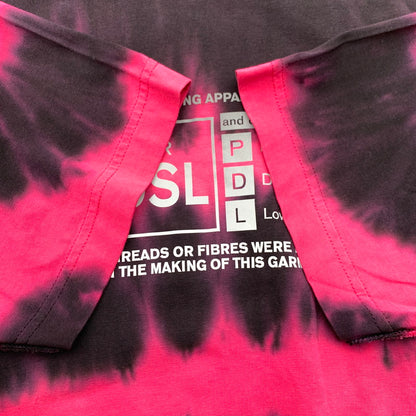 【中古品】【メンズ】 DIESEL ディーゼル 半袖Tシャツ BLACK.PINK.タイダイ SIZE:M IN000104 ※一部白い糸混入 141-260818-io-02-fuzh 万代Net店