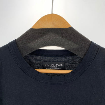 【中古品】【メンズ】 JUSTIN DAVIS VARIOUS ジャスティン デイビス ヴァリアス 半袖Tシャツ カラーブラック SIZE:L 141-260630-ky-80-fuzh 万代Net店