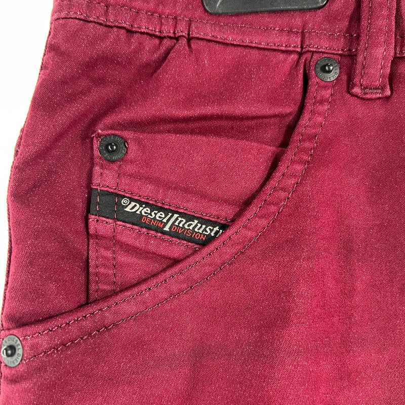 【中古品】【メンズ】 DIESEL ディーゼル ショートパンツ D-KROOSHORT-NE ディー・クルー 152-260702-ny-06-fuzh サイズ：32 カラー：レッド 万代Net店