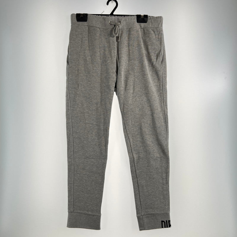 【中古品】【メンズ】 DIESEL ディーゼル スウェットパンツ ロゴデザイン 152-260702-ny-04-fuzh サイズ：XL カラー：グレー 万代Net店