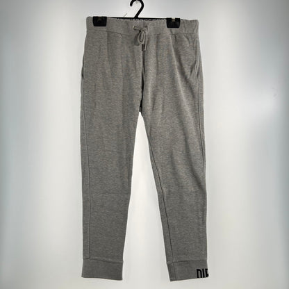 【中古品】【メンズ】 DIESEL ディーゼル スウェットパンツ ロゴデザイン 152-260702-ny-04-fuzh サイズ：XL カラー：グレー 万代Net店