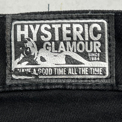 【中古品】【メンズ】 HYSTERIC GLAMOUR ヒステリックグラマー KPR加工スリムシルエット スキニーパンツ ダメージ加工 151-260702-ny-03-fuzh サイズ：34 カラー：ブラック 万代Net店