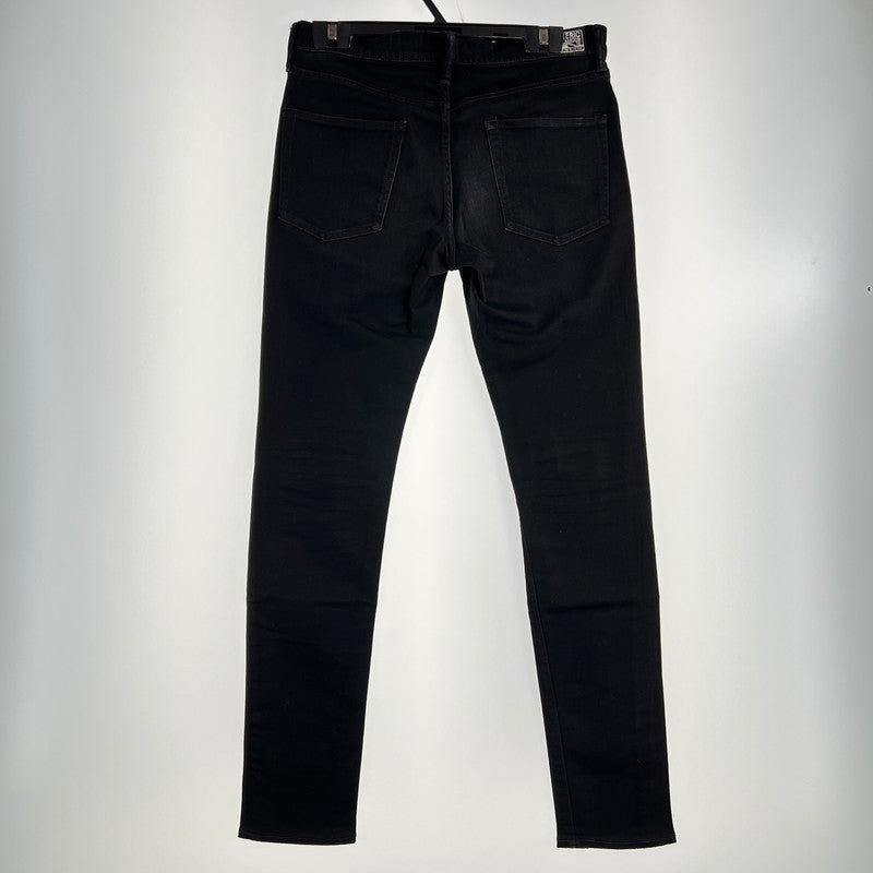 【中古品】【メンズ】 HYSTERIC GLAMOUR ヒステリックグラマー KPR加工スリムシルエット スキニーパンツ ダメージ加工 151-260702-ny-03-fuzh サイズ：34 カラー：ブラック 万代Net店
