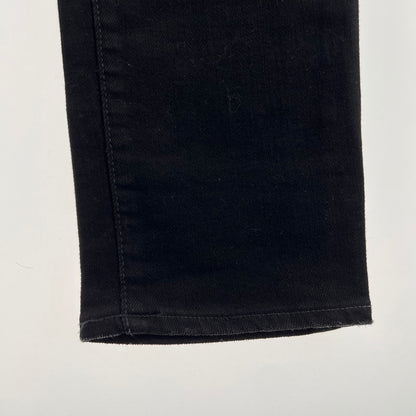 【中古品】【メンズ】 HYSTERIC GLAMOUR ヒステリックグラマー KPR加工スリムシルエット スキニーパンツ ダメージ加工 151-260702-ny-03-fuzh サイズ：34 カラー：ブラック 万代Net店