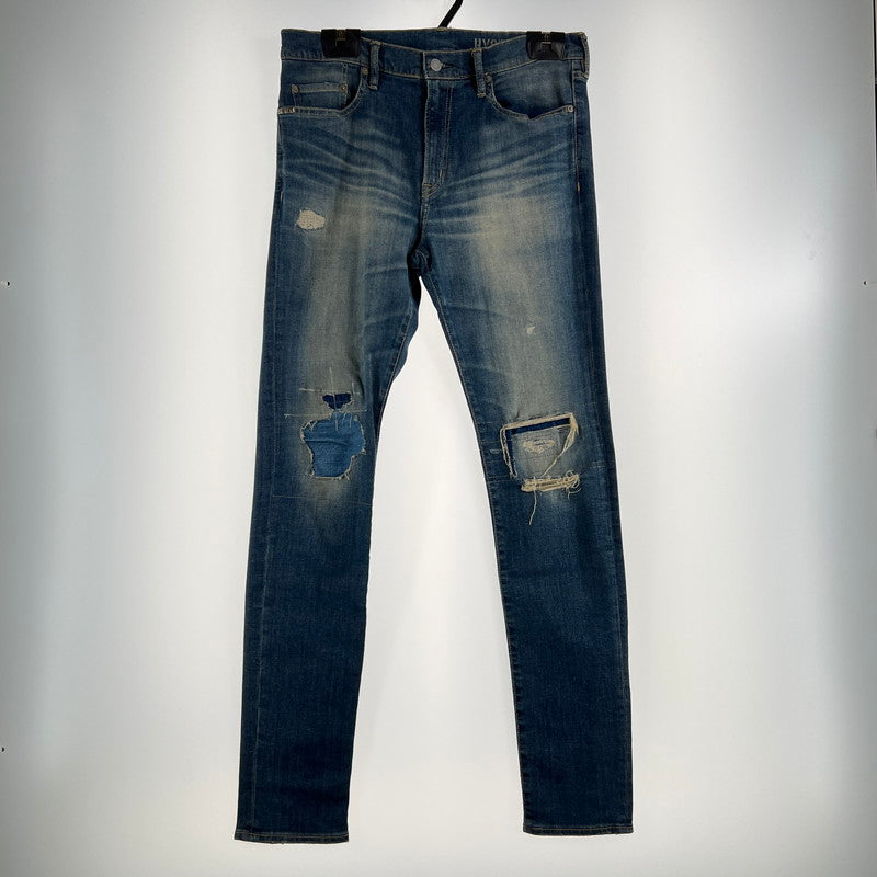 【中古品】【メンズ】 HYSTERIC GLAMOUR ヒステリックグラマー KPR加工デニムリメイクスリムシルエット 151-260702-ny-07-fuzh サイズ：34 カラー：インディゴ 万代Net店