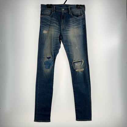 【中古品】【メンズ】 HYSTERIC GLAMOUR ヒステリックグラマー KPR加工デニムリメイクスリムシルエット 151-260702-ny-07-fuzh サイズ：34 カラー：インディゴ 万代Net店