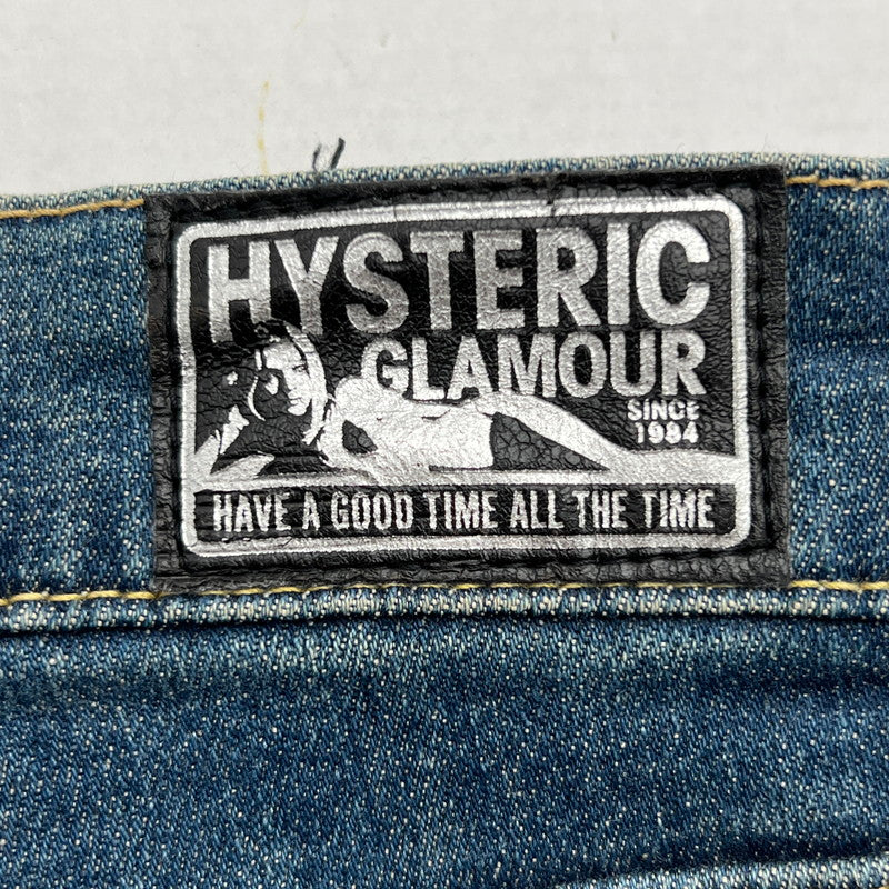 【中古品】【メンズ】 HYSTERIC GLAMOUR ヒステリックグラマー KPR加工デニムリメイクスリムシルエット 151-260702-ny-07-fuzh サイズ：34 カラー：インディゴ 万代Net店