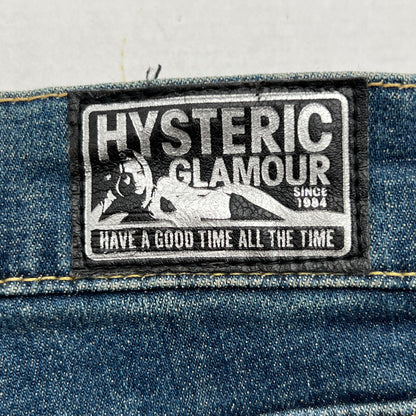 【中古品】【メンズ】 HYSTERIC GLAMOUR ヒステリックグラマー KPR加工デニムリメイクスリムシルエット 151-260702-ny-07-fuzh サイズ：34 カラー：インディゴ 万代Net店