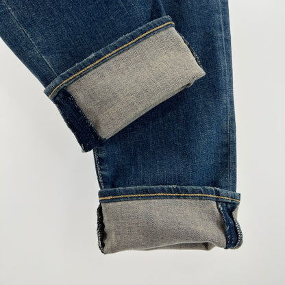 【中古品】【メンズ】 HYSTERIC GLAMOUR ヒステリックグラマー KPR加工デニムリメイクスリムシルエット 151-260702-ny-07-fuzh サイズ：34 カラー：インディゴ 万代Net店