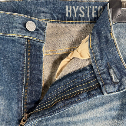 【中古品】【メンズ】 HYSTERIC GLAMOUR ヒステリックグラマー KPR加工デニムリメイクスリムシルエット 151-260702-ny-07-fuzh サイズ：34 カラー：インディゴ 万代Net店