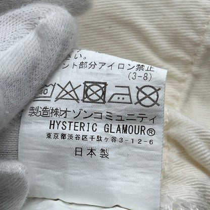 【中古品】【メンズ】 HYSTERIC GLAMOUR ヒステリックグラマー パッチワークリメイクスリムデニムパンツ 151-260702-ny-05-fuzh サイズ：34 カラー：ホワイト 万代Net店