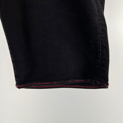 【中古品】【メンズ】 HYSTERIC GLAMOUR ヒステリックグラマー ショートパンツ デニム スタッズ 151-260702-ny-02-fuzh サイズ：34 カラー：ブラック 万代Net店