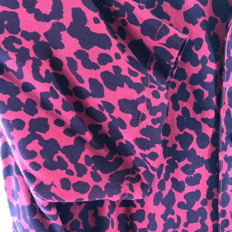 【中古品】【メンズ】 HYSTERIC GLAMOUR ヒステリックグラマー スカルレオパード柄アロハシャツ 半袖シャツ RED SIZE:L 140-260701-io-14-fuzh 万代Net店