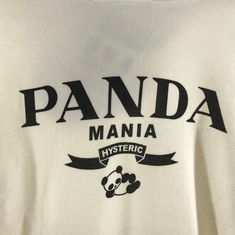 【中古品】【メンズ】 HYSTERIC GLAMOUR ヒステリックグラマー PANDA MANIA PARKA パンダ マニア パーカー WHITE SIZE:L ※汚れ有 140-260701-io-11-fuzh 万代Net店