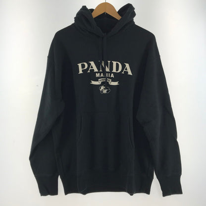 【中古品】【メンズ】 HYSTERIC GLAMOUR ヒステリックグラマー PANDA MANIA PARKA パンダ マニア パーカー BLACK SIZE:XL 白いスレ・毛の付着あり 140-260701-io-10-fuzh 万代Net店